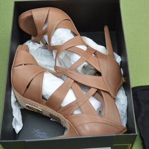 Alejandro Ingelmo Cognac Sandal. Size 39.5